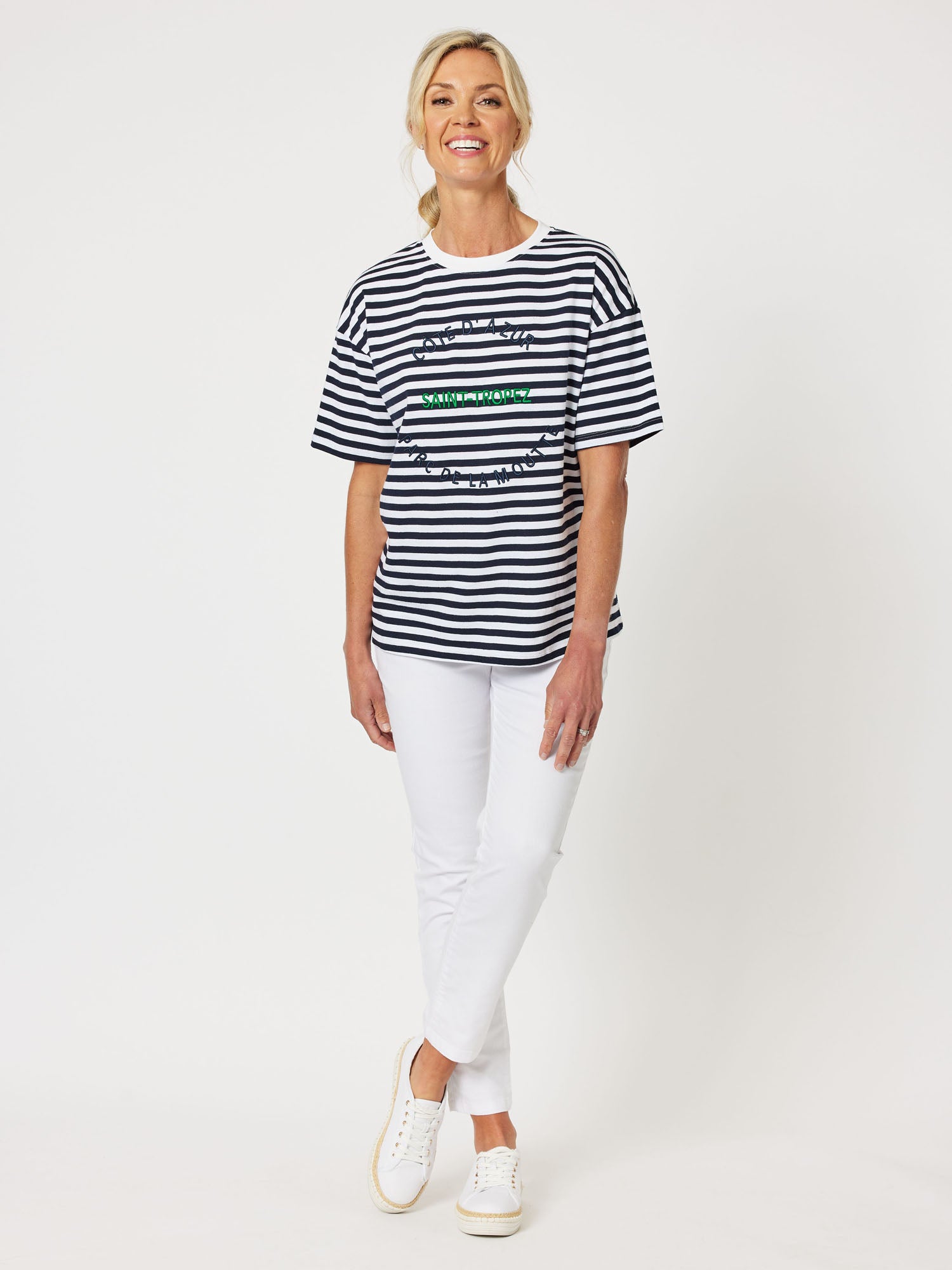 Saint Tropez Short Sleeve T-Shirt - Navy