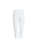 Santorini Cotton Capri Pant -  White