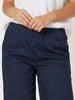 Santorini Cotton Pull On Short - Navy