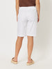 Santorini Cotton Pull On Short - White
