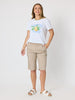Santorini Cotton Pull On Short - Natural