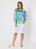 Santorini Cotton Pull On Short - White
