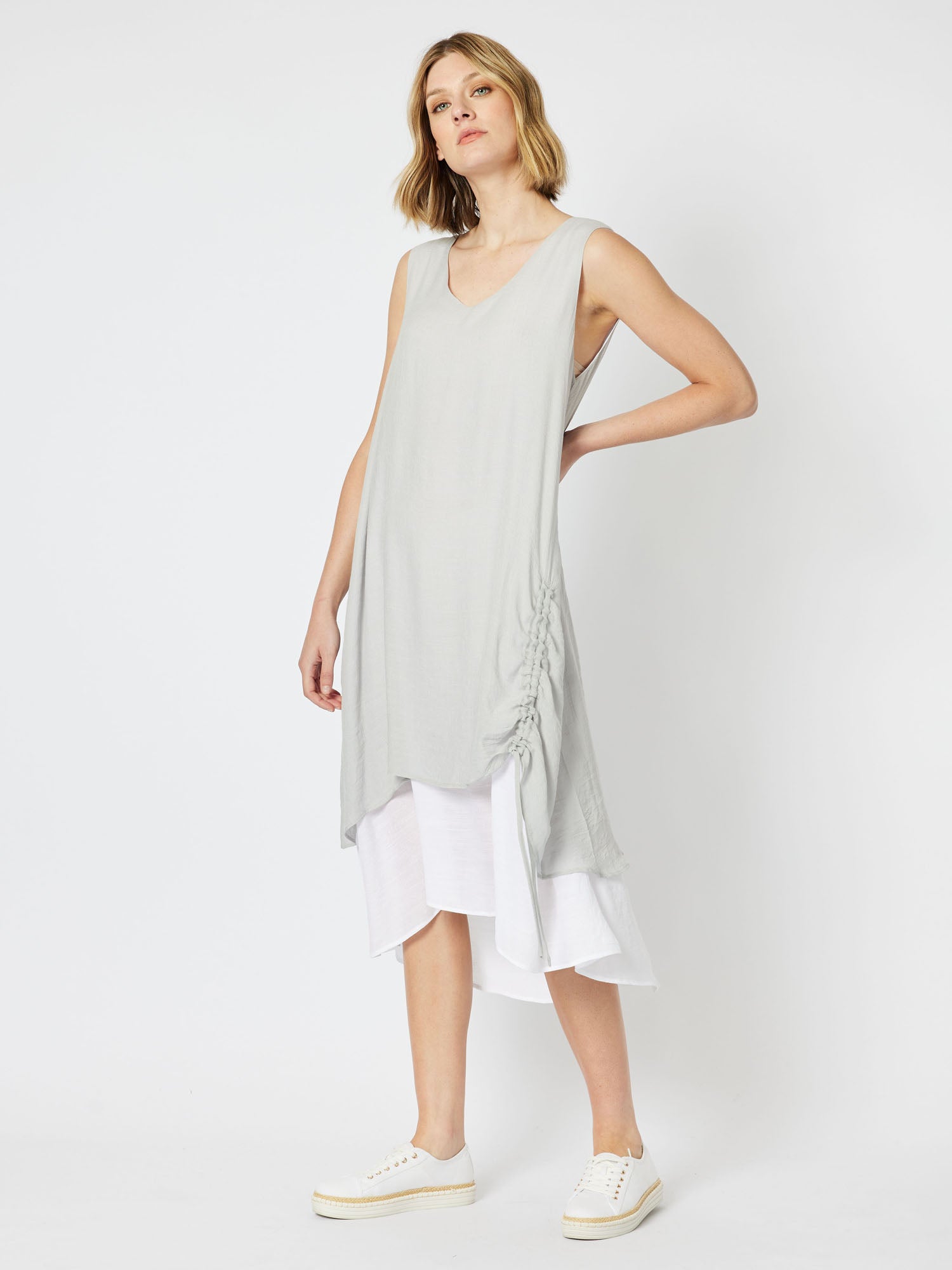Perissa Layered Midi Dress