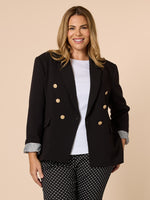 Lauren Double Breasted Blazer - Black