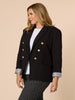 Lauren Double Breasted Blazer - Black rco&co