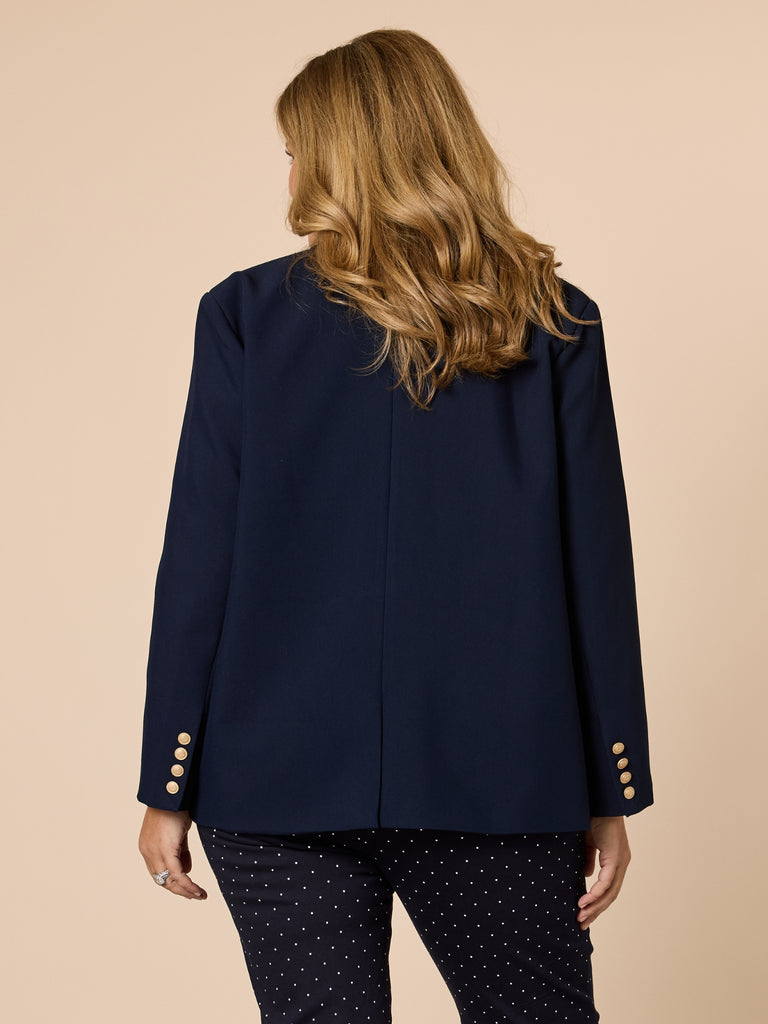 Lauren Double Breasted Blazer - Navy