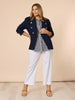 Marine Wide Leg Pant - White