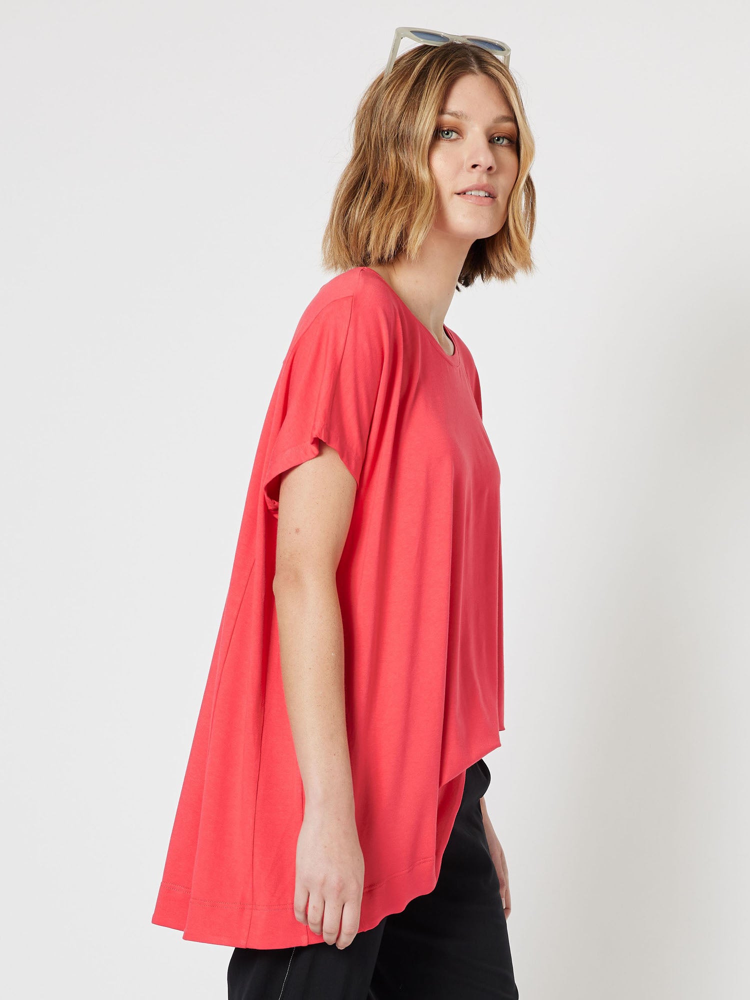 Serene A-Line T-Shirt - Poppy