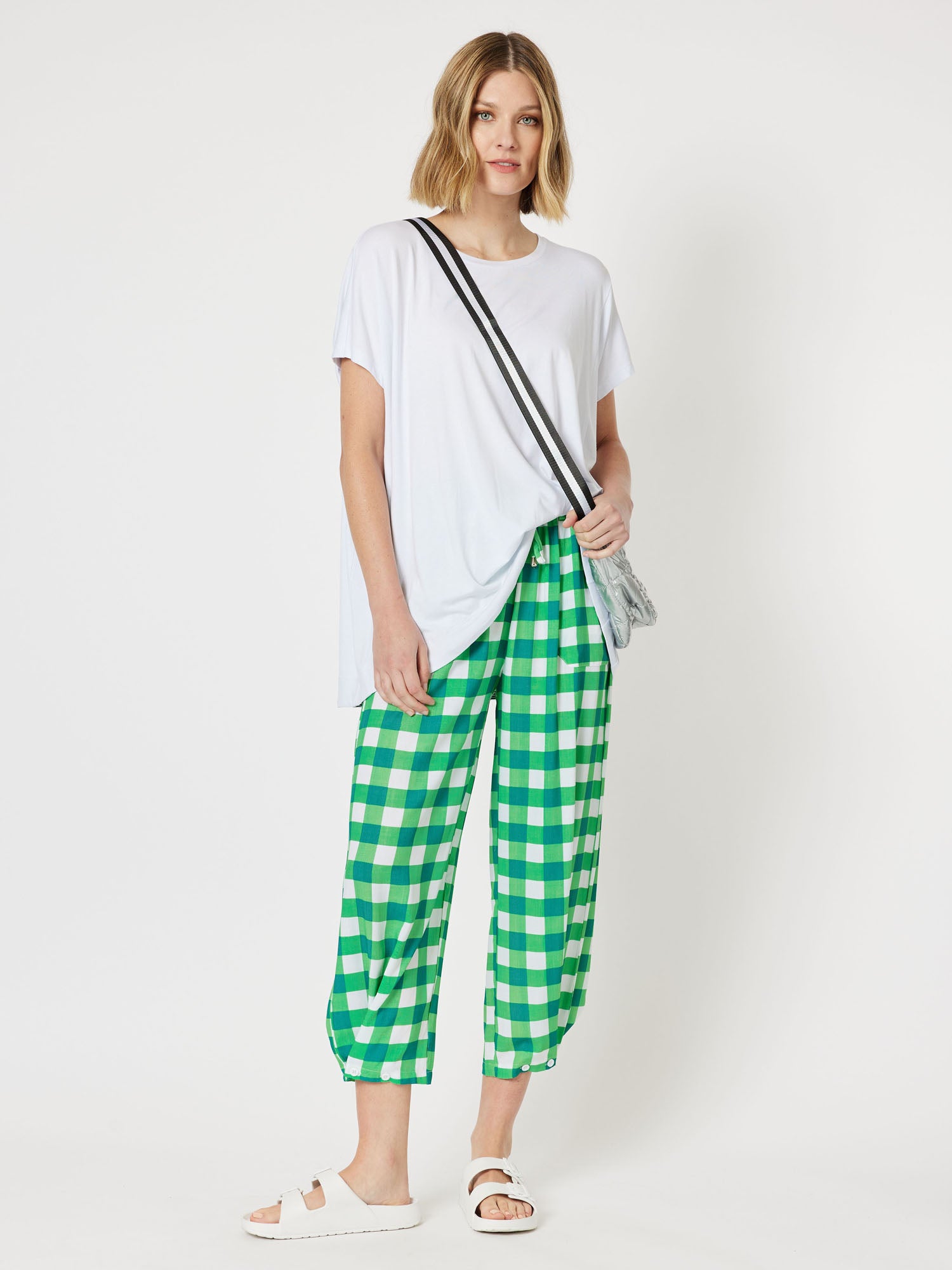Serene A-Line T-Shirt - White