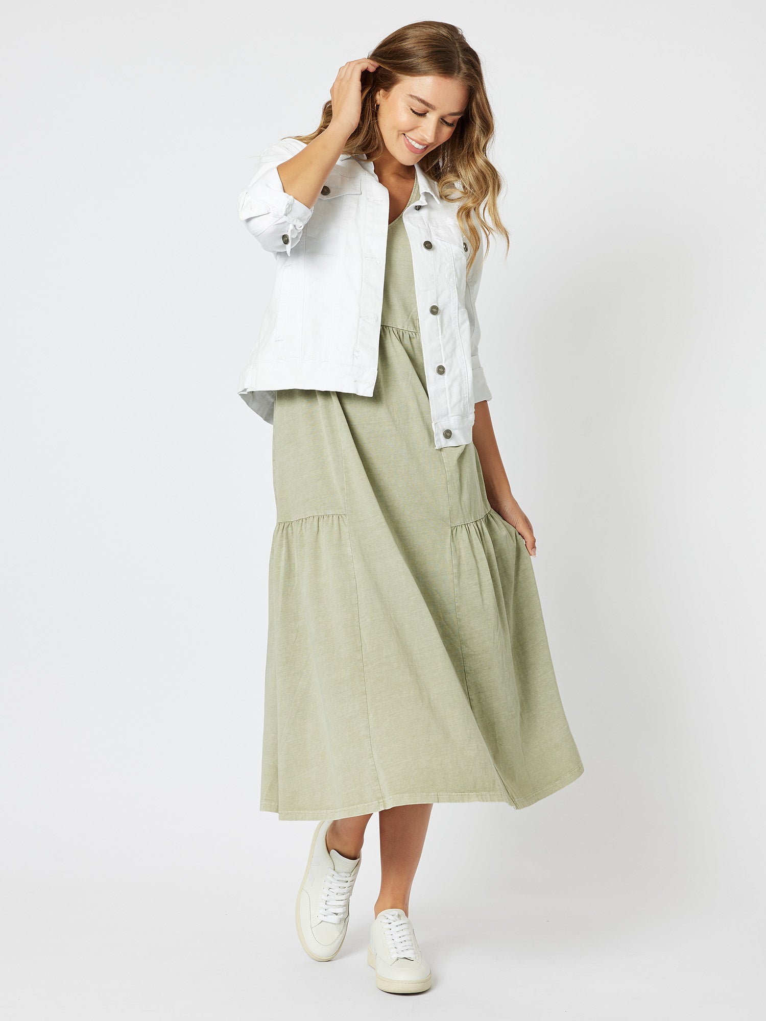 Veuve Jersey Dress - Khaki