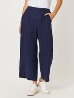 Circulate Jacquard Pant - Navy