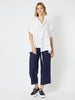 Circulate Jacquard Pull On Wide Leg Pant - Navy