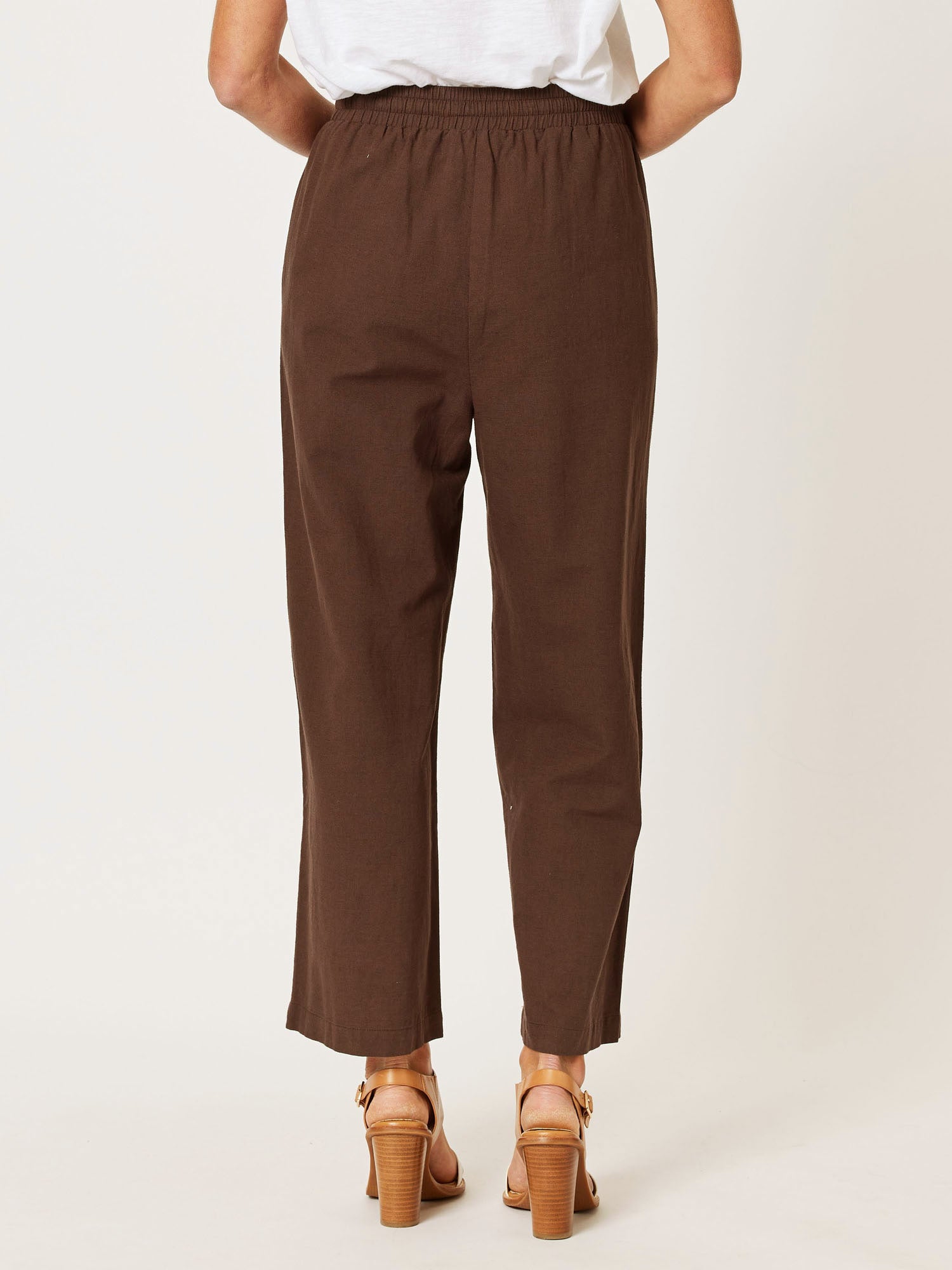 Metropolitan Linen Tie Waist Pant - Koko