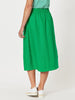 Sports Linen Pull On Skirt - Emerald