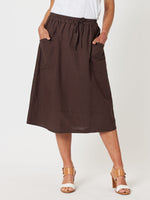 Sports Linen Pull On Skirt - Koko
