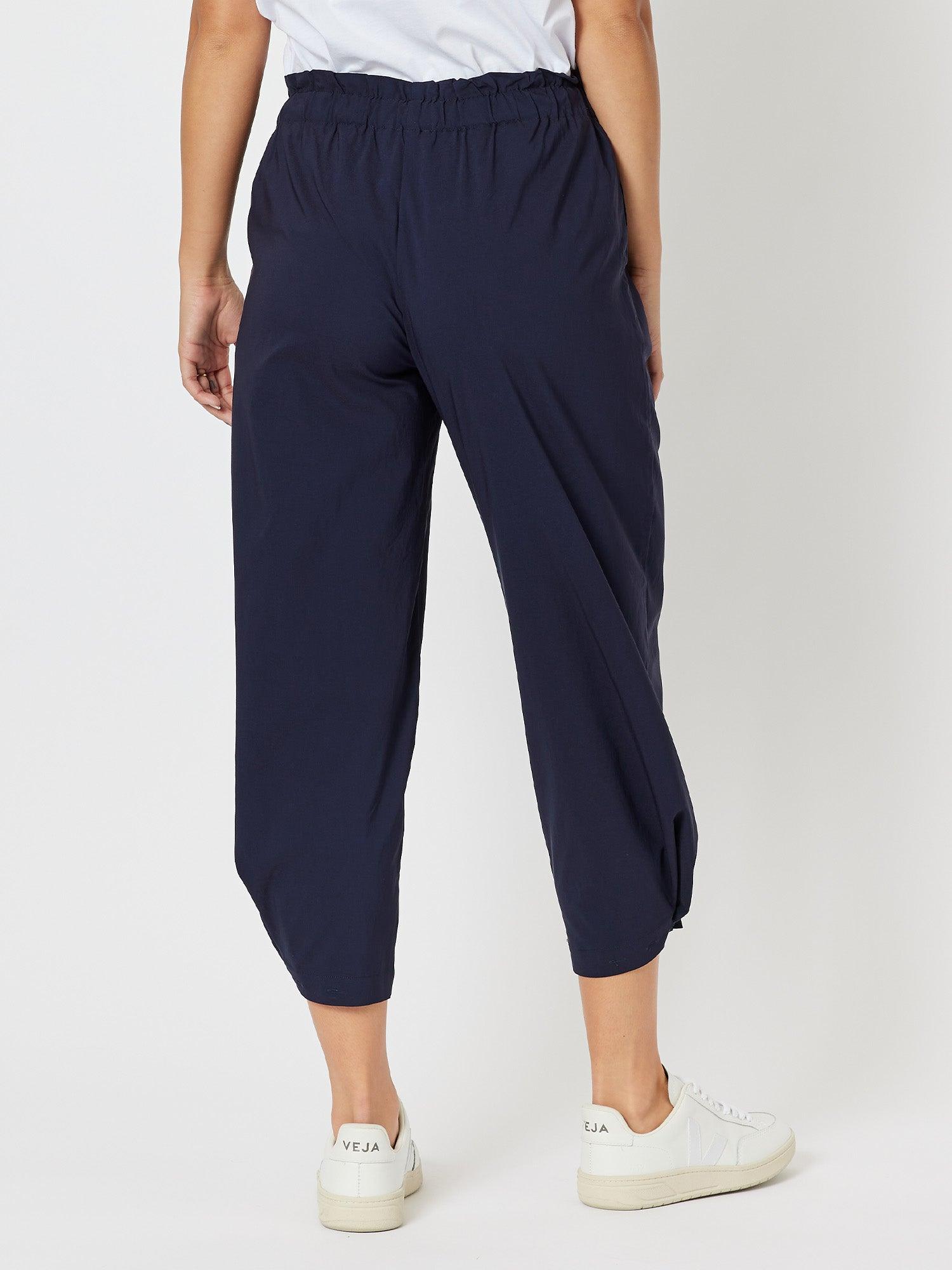 Parachute Convertible Pull On Wide Leg Pant - Navy