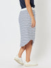 Nautical Pull On Skirt - Navy