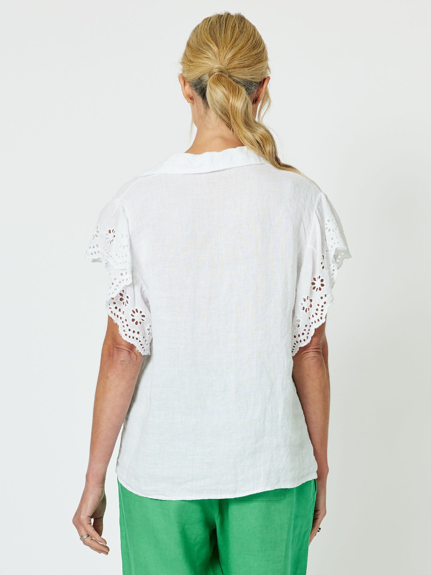 Urban Linen Top - White