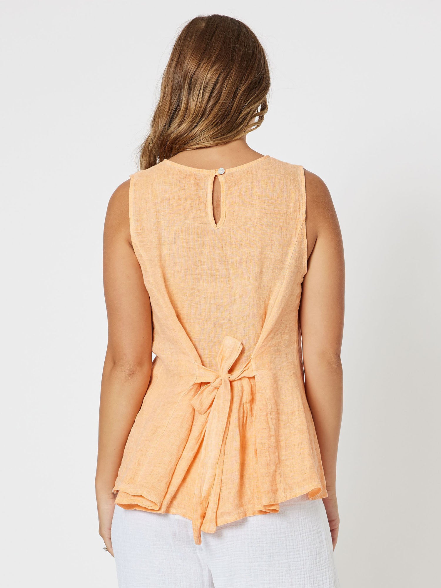 Emily Tie Back Top - Sherbet