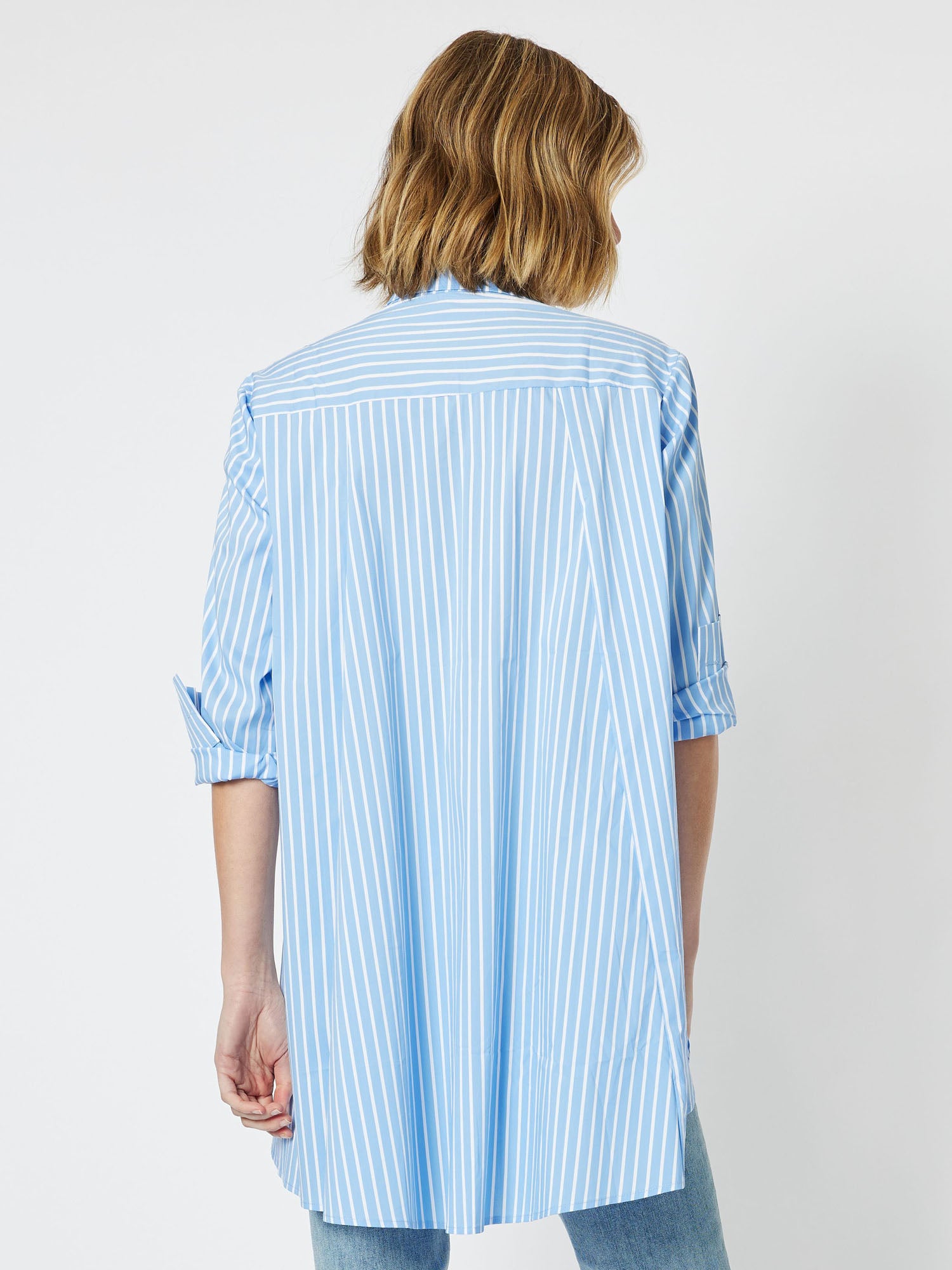 Stevie Stripe Shirt - Blue/White