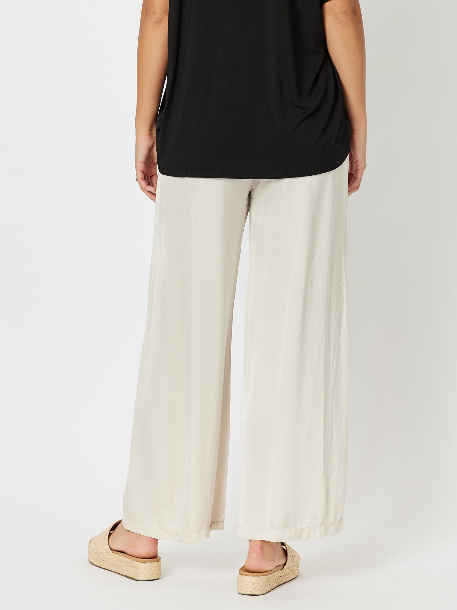 Louvre Wide Leg Pant - Cement