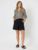 Byron Cotton Pull On Short - Black