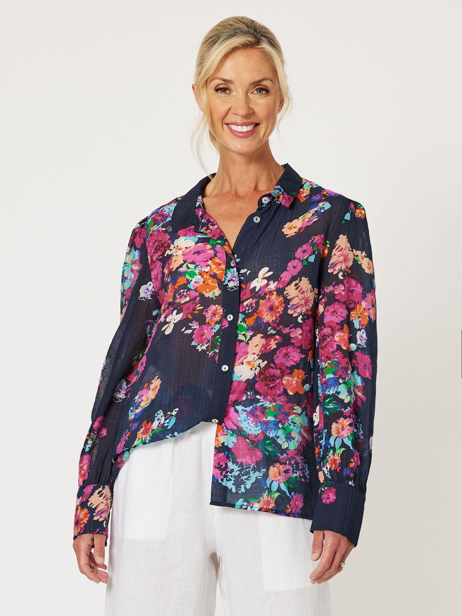 Botanical Print Shirt - Multi