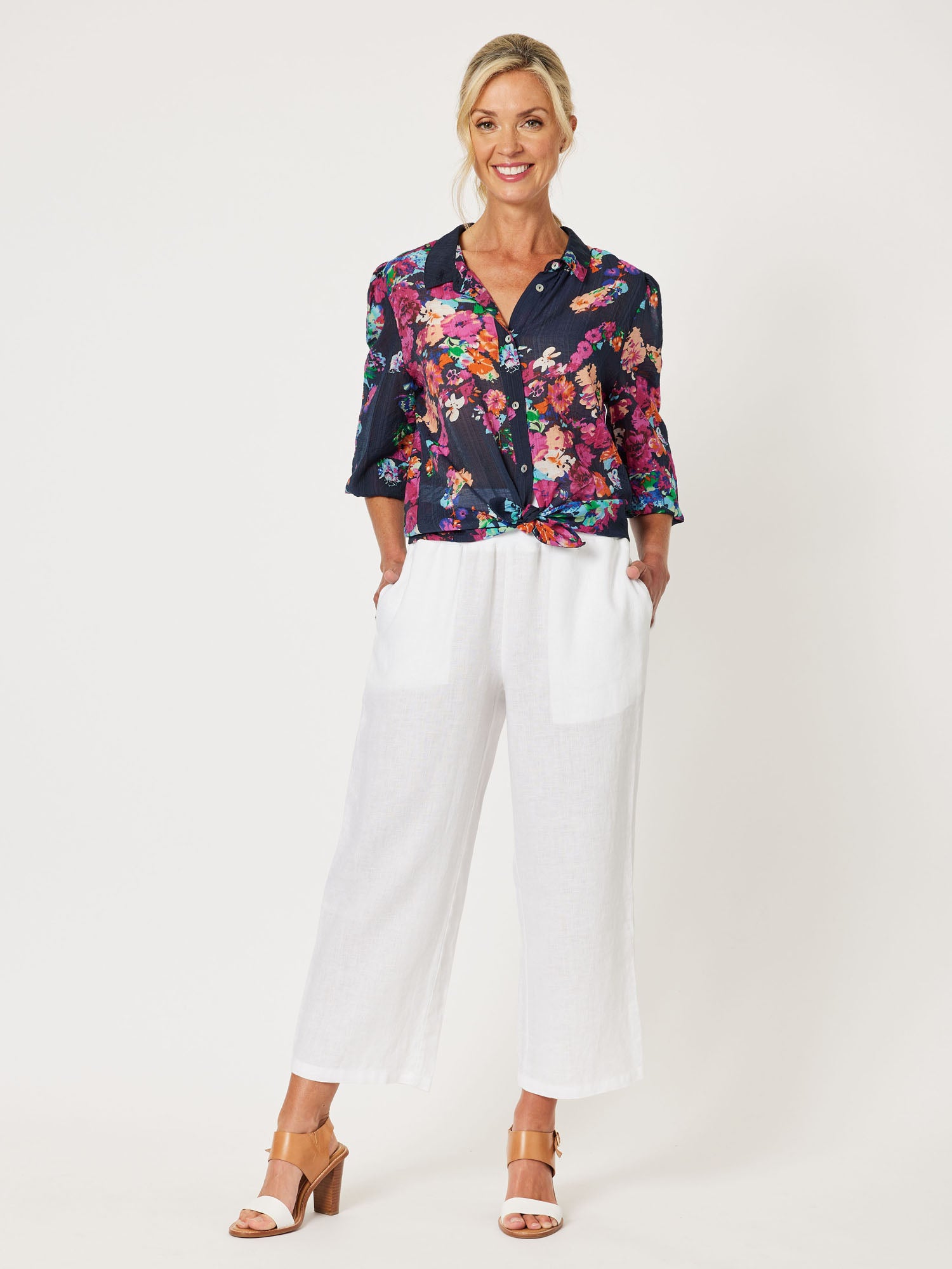 Botanical Print Shirt - Multi