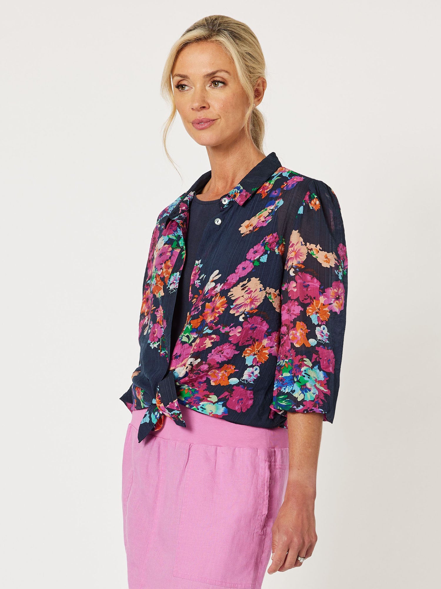 Botanical Print Shirt - Multi