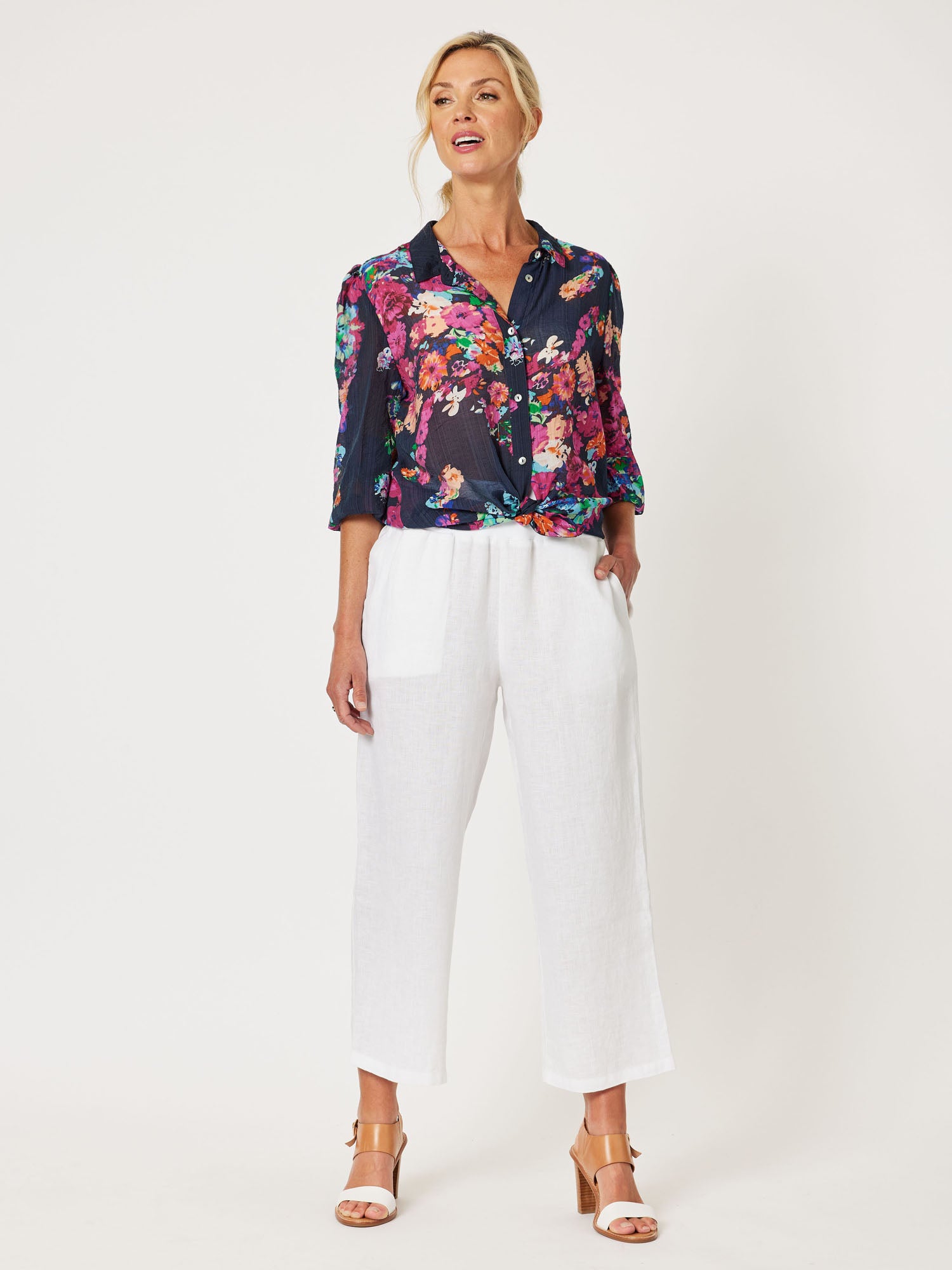 Botanical Print Shirt - Multi