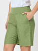 Jordan Linen Short - Basil
