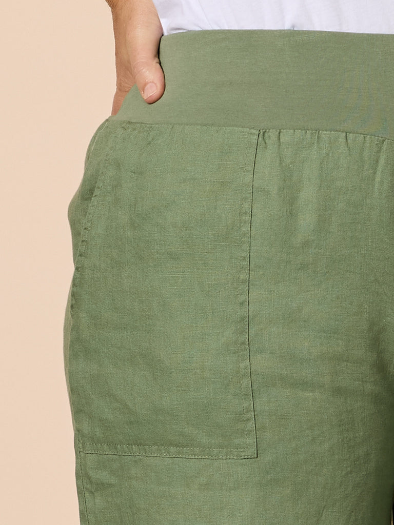 Jordan Linen Short - Khaki rc&co