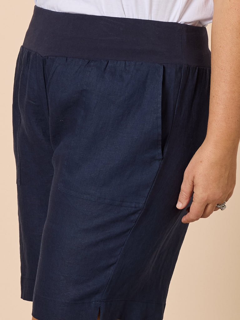 Jordan Linen Short - Navy rc&co