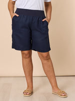 Jordan Linen Short - Navy