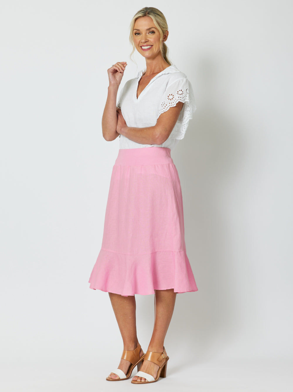 Piccolo Flute Hem Skirt - Candy