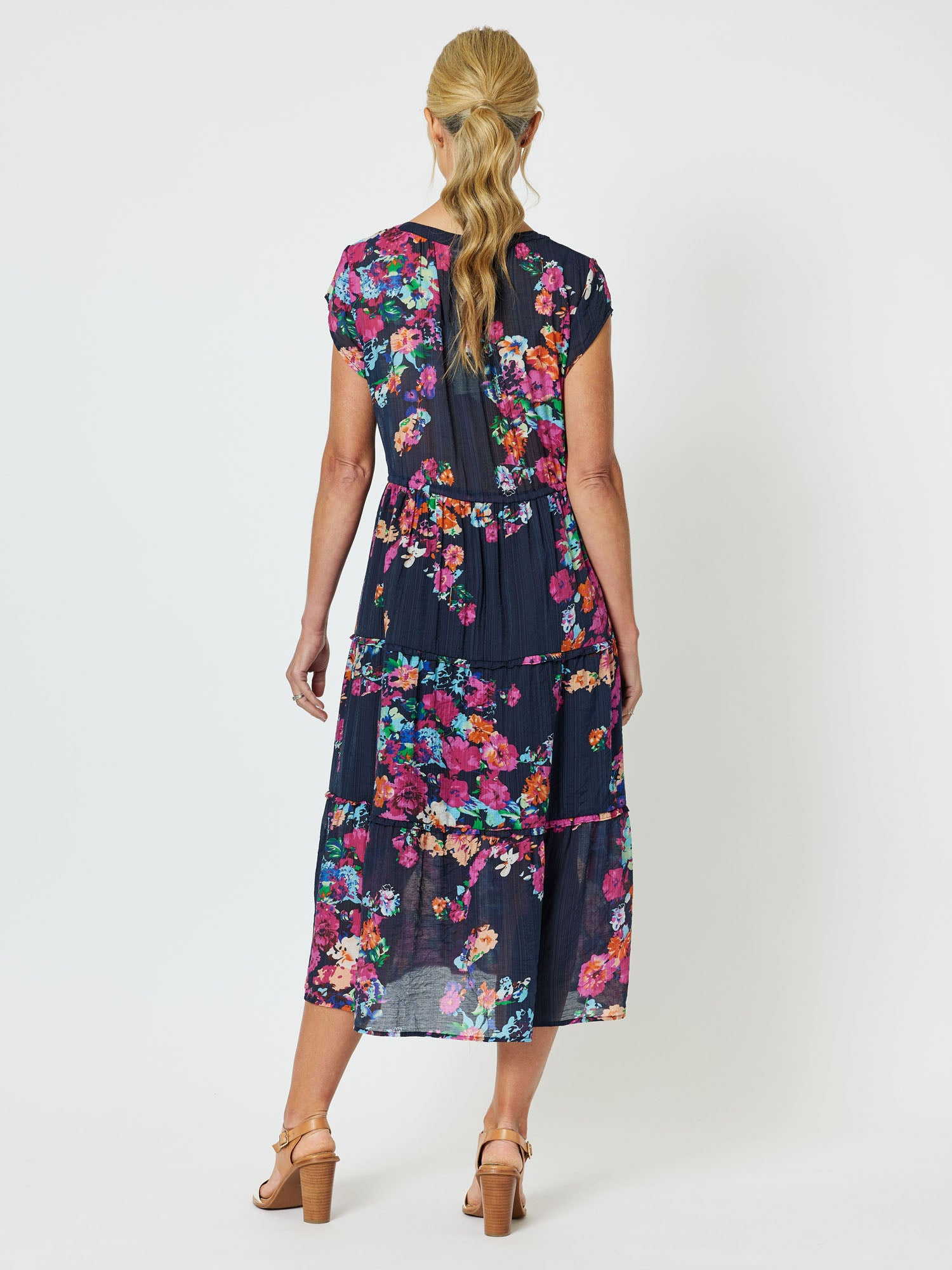 Botanical Print Dress - Multi