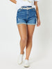 Ginger Stretch Denim Jean Short - Denim