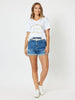 Ginger Stretch Denim Jean Short - Denim