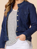 Maggie Denim Jacket - Dark Denim rc&co