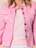 Maggie Denim Jacket - Flamingo rc&co