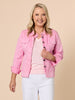 Maggie Denim Jacket - Flamingo rc&co
