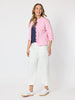 Maggie Denim Jacket - Flamingo