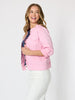 Maggie Denim Jacket - Flamingo