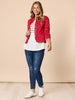 Sweetheart Print Long Sleeve Tee - Ivory rc&co