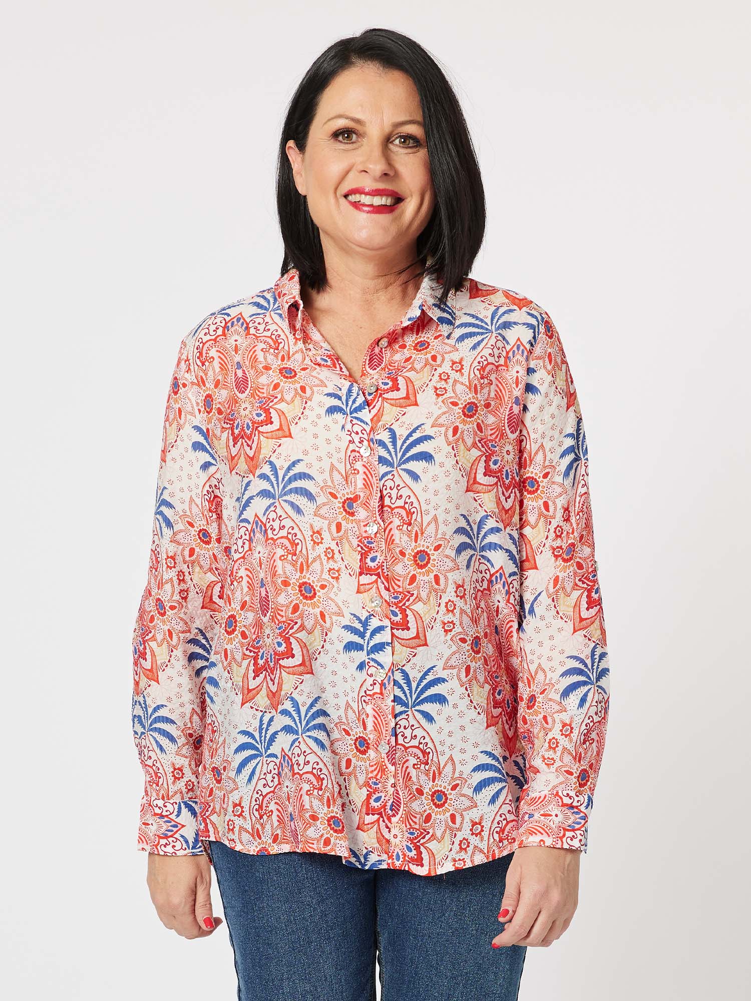 Waikiki Print Shirt - Red
