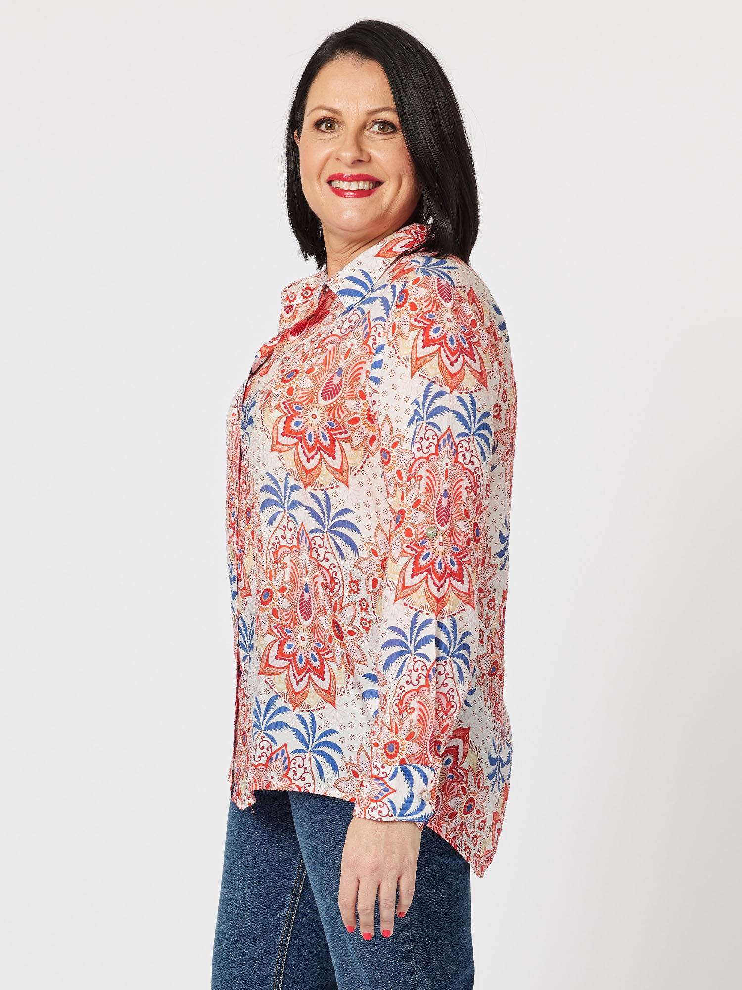 Waikiki Print Shirt - Red