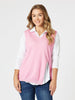 Vicky Side Split Knit Vest - Pink