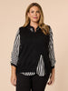 Vicky Side Split Knit Vest - Black RC&CO