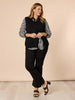Vicky Side Split Knit Vest - Black RC&CO