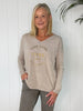 C'est La Vie Knit Sweat - Natural rc&co